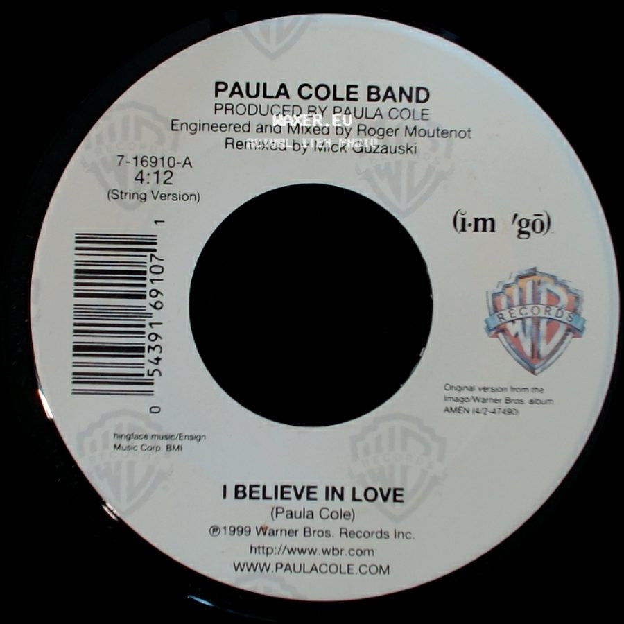 Paula Cole Band - I Believe In Love / Night side A