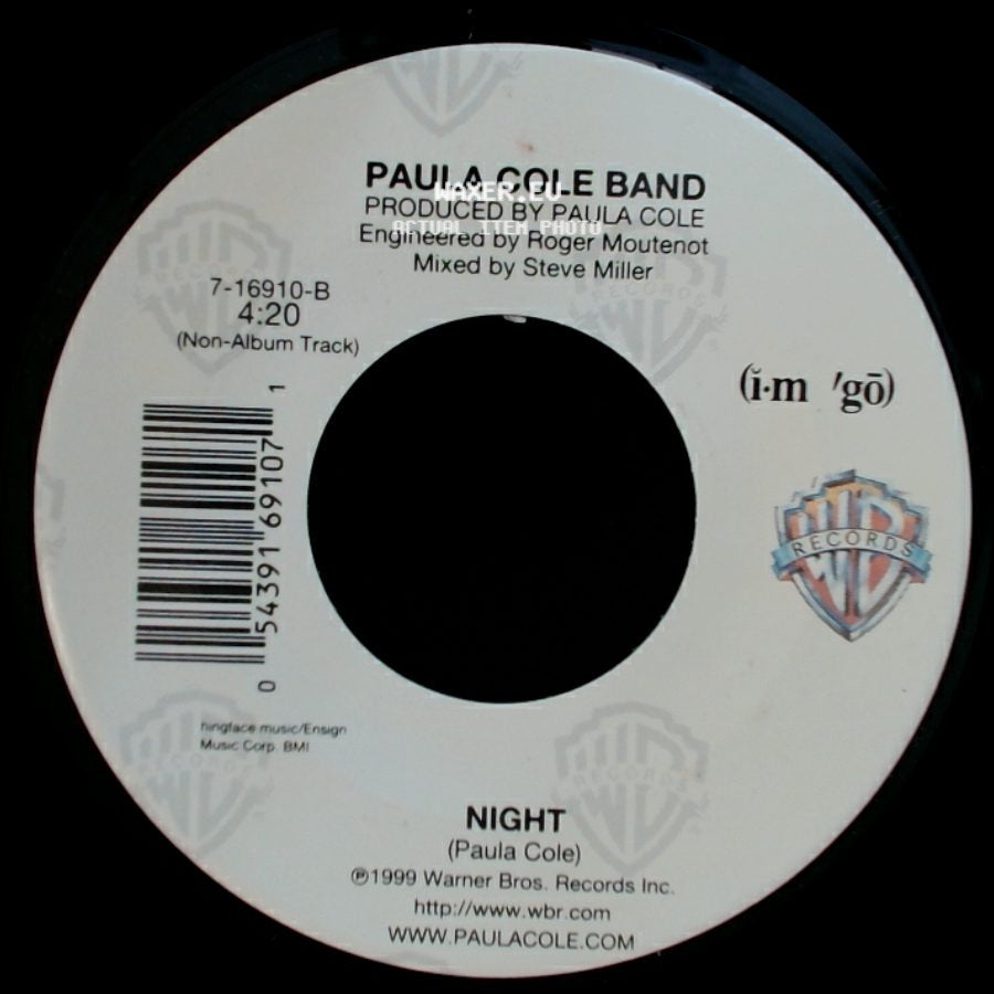 Paula Cole Band - Night / I Believe In Love side A
