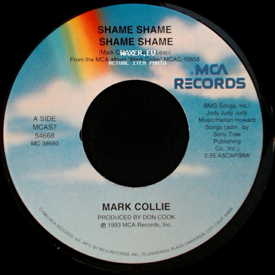 Mark Collie - Shame Shame Shame Shame / Keep It Up side A