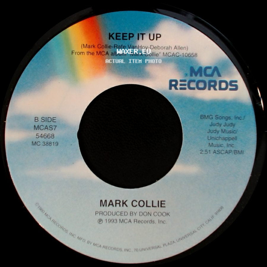 Mark Collie - Shame Shame Shame Shame / Keep It Up side B