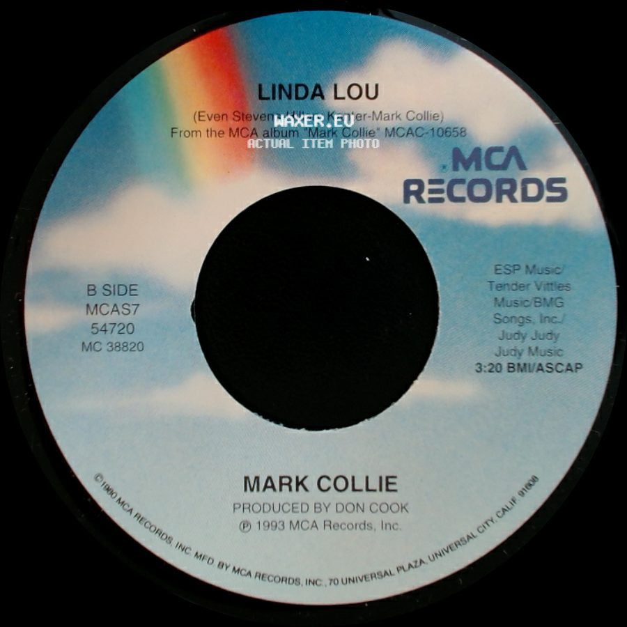 Mark Collie - Something's Gonna Change Her Mind / Linda Lou side B
