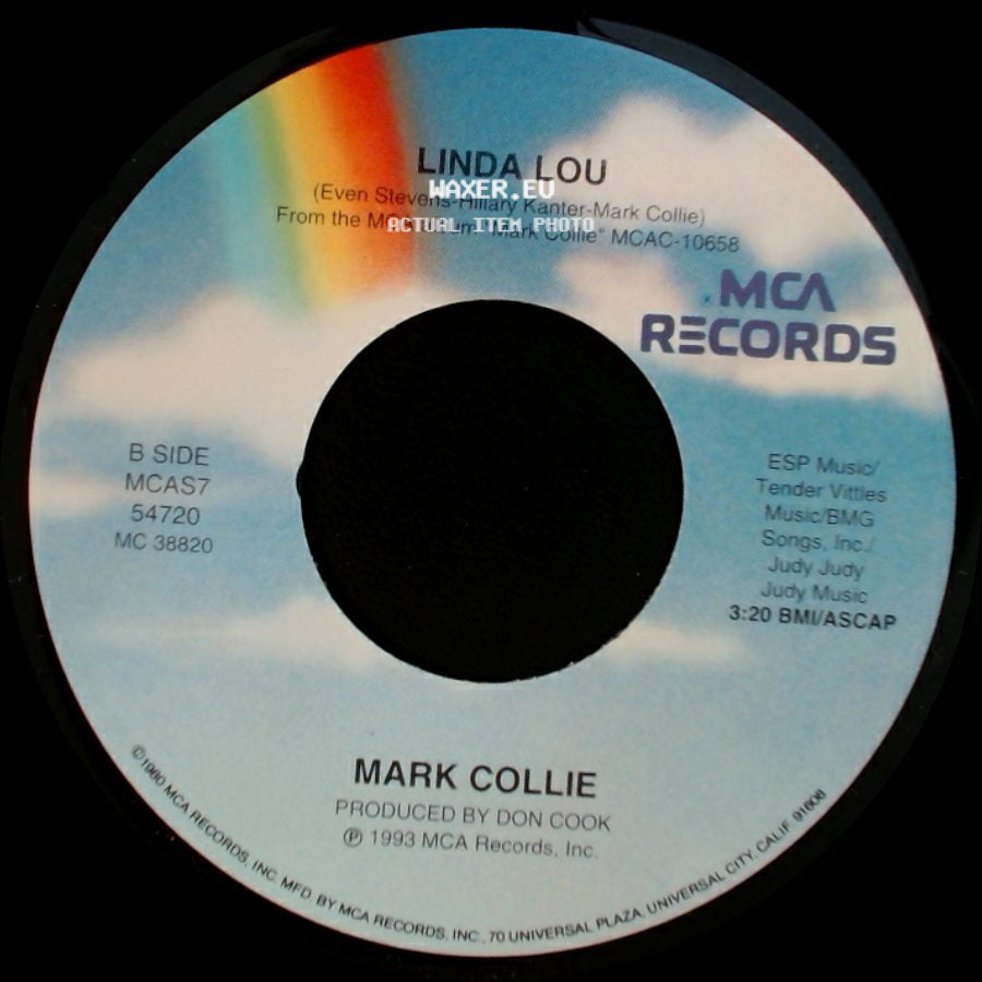 Mark Collie - Something's Gonna Change Her Mind / Linda Lou side B