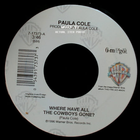 Paula Cole - Hush, Hush, Hush. / Where Have All The Cowboys Gone? side B