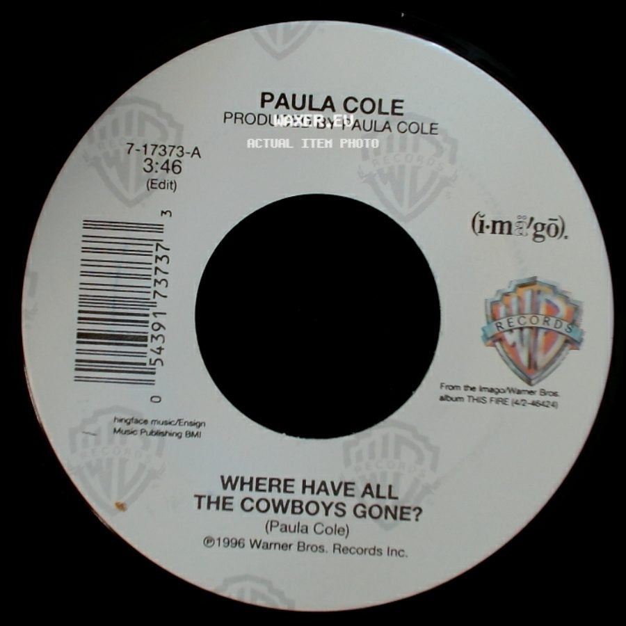 Paula Cole - Hush, Hush, Hush. / Where Have All The Cowboys Gone? side B
