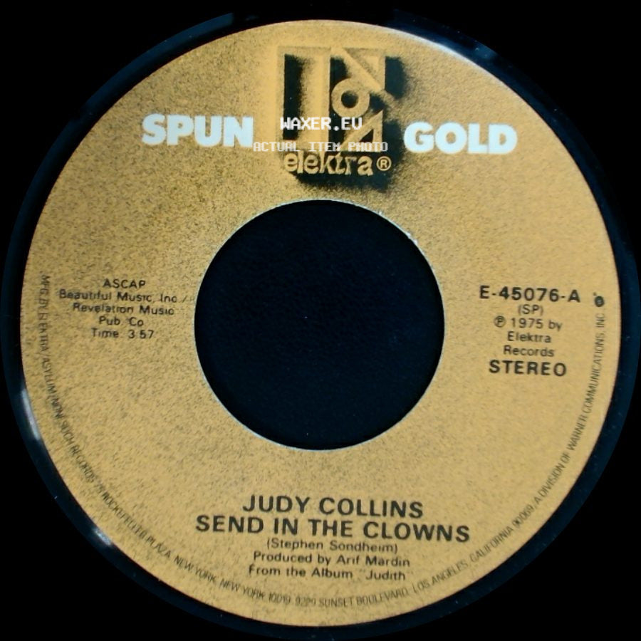 Judy Collins - Send In The Clowns / Angel, Spread Your Wings side A