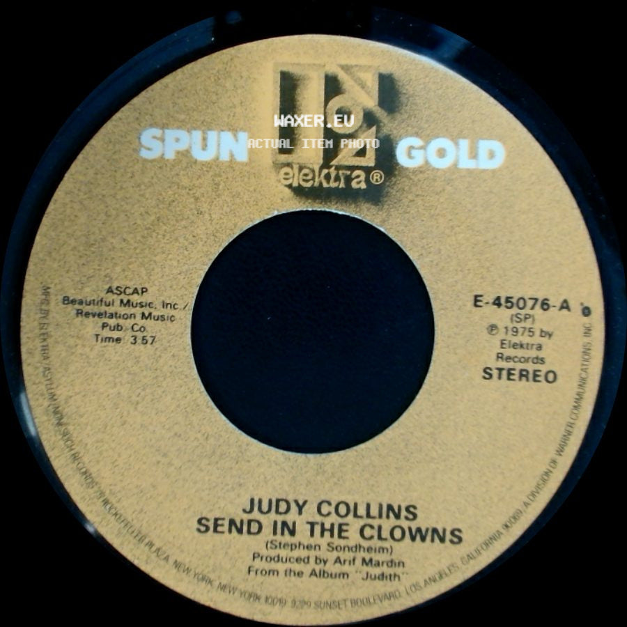 Judy Collins - Send In The Clowns / Angel, Spread Your Wings side A