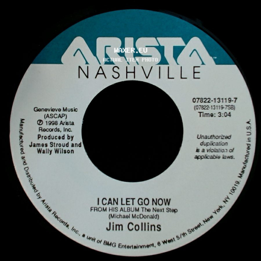 Jim Collins - I Can Let Go Now / My First, Last, One And Only side A