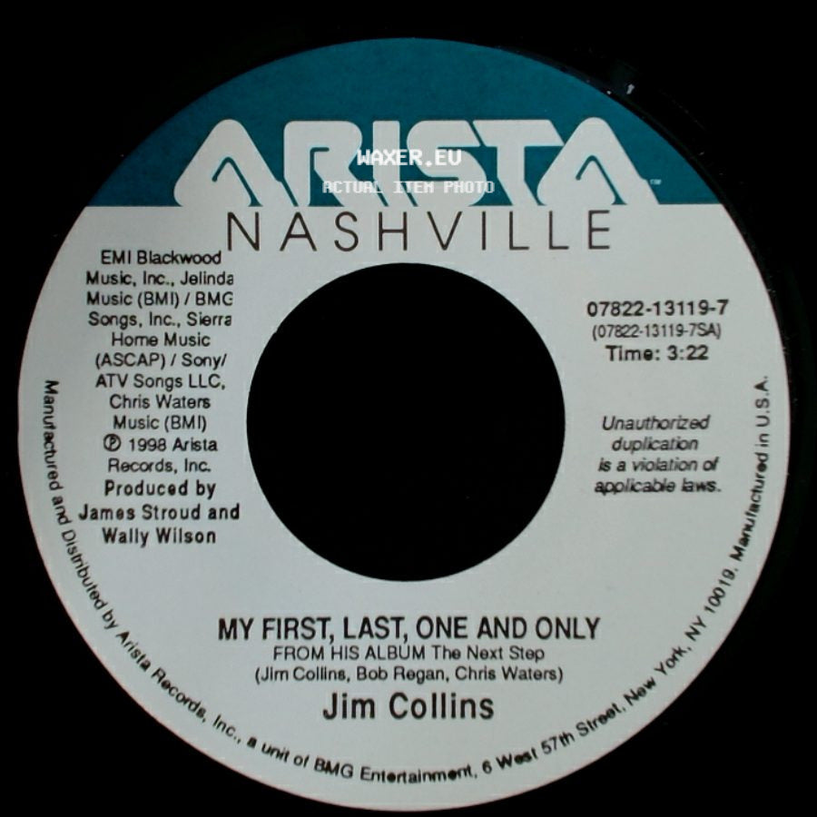 Jim Collins - My First, Last, One And Only / I Can Let Go Now side A