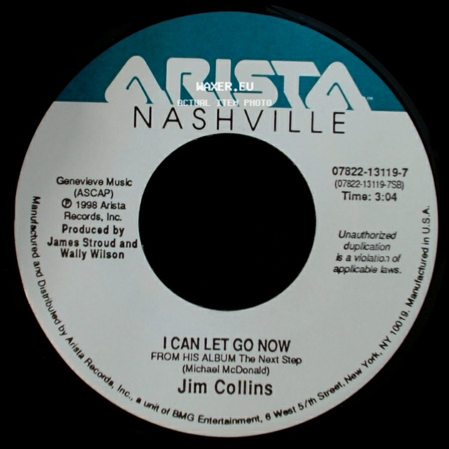 Jim Collins - My First, Last, One And Only / I Can Let Go Now side B