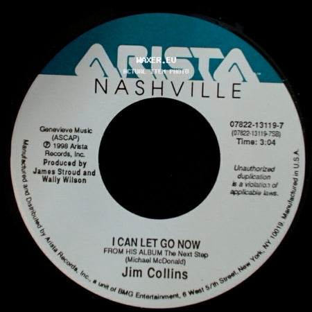 Jim Collins - I Can Let Go Now / My First, Last, One And Only side A