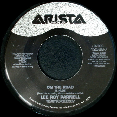 Lee Roy Parnell - Back In My Arms Again / On The Road side B