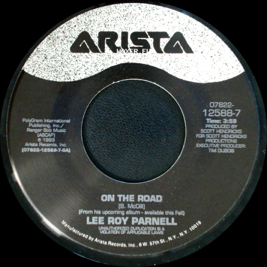 Lee Roy Parnell - Back In My Arms Again / On The Road side B