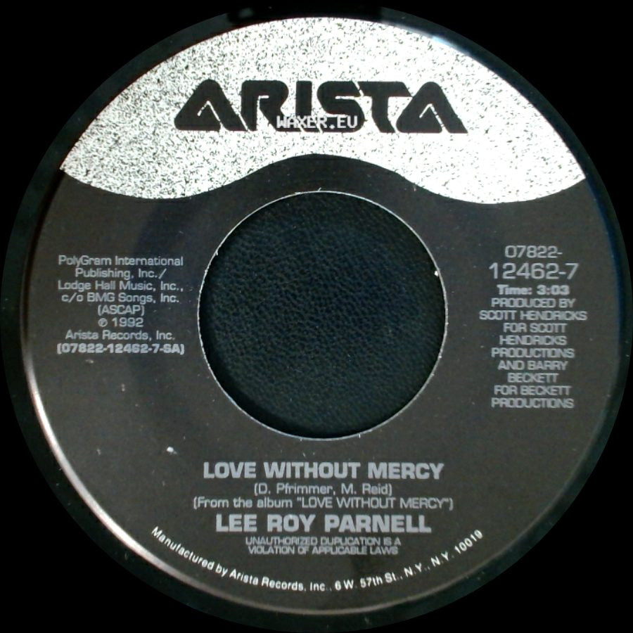 Lee Roy Parnell - Done Deal / Love Without Mercy side B