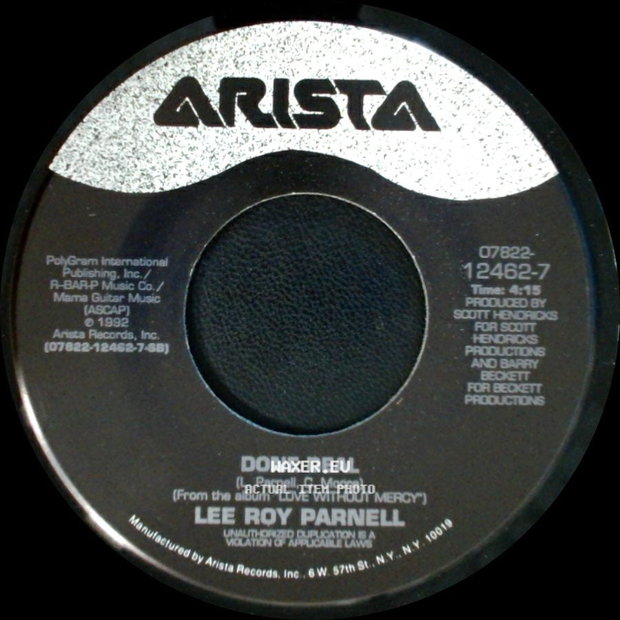 Lee Roy Parnell - Done Deal / Love Without Mercy side A