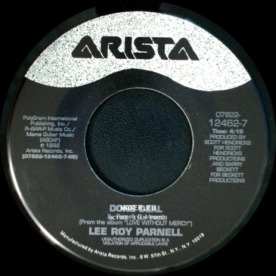 Lee Roy Parnell - Done Deal / Love Without Mercy side A