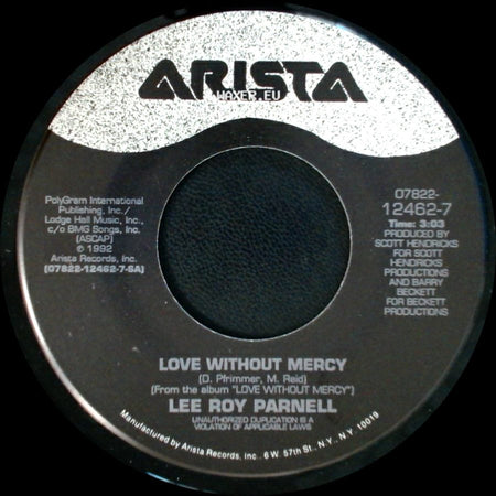 Lee Roy Parnell - Done Deal / Love Without Mercy side B