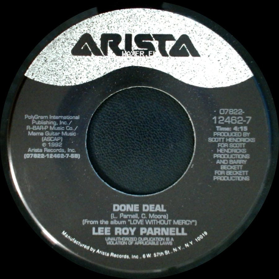Lee Roy Parnell - Done Deal / Love Without Mercy side A
