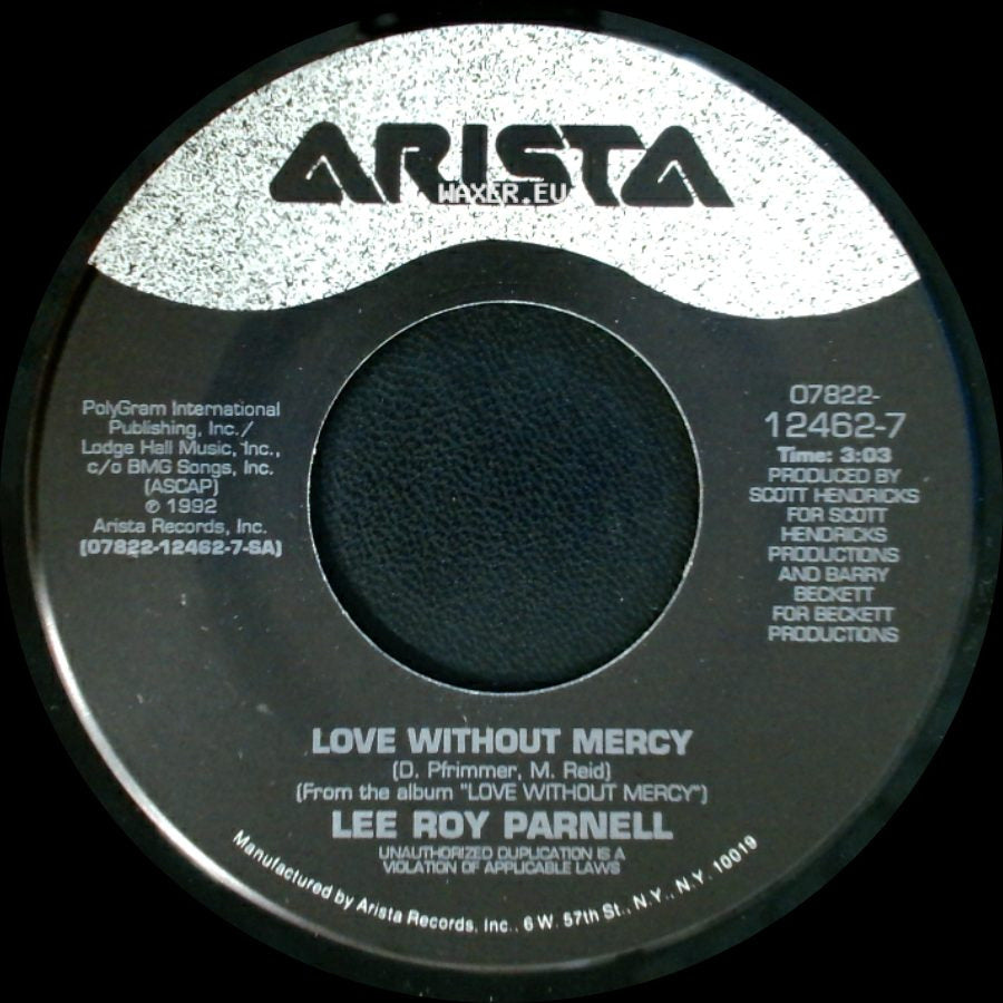 Lee Roy Parnell - Done Deal / Love Without Mercy side B