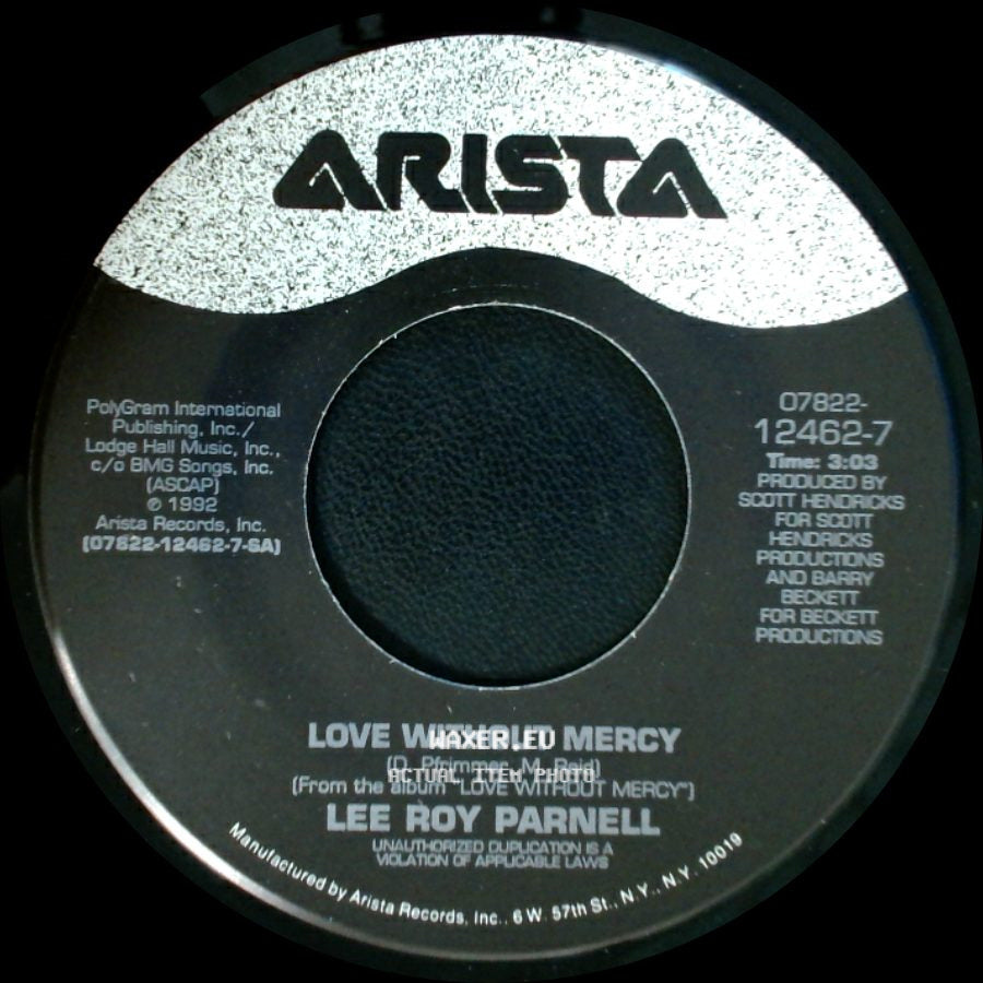 Lee Roy Parnell - Done Deal / Love Without Mercy side B