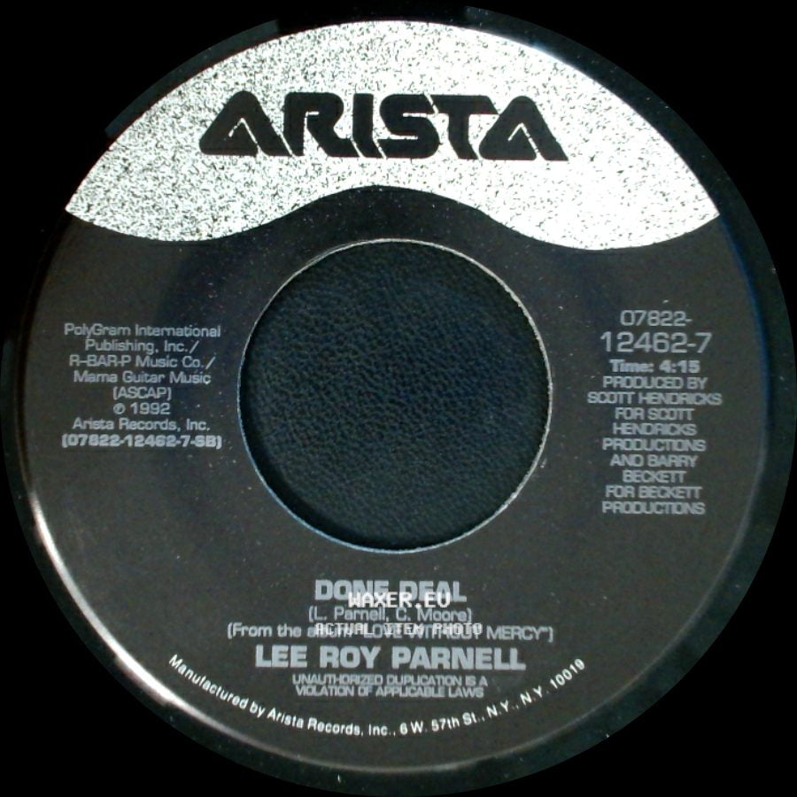 Lee Roy Parnell - Done Deal / Love Without Mercy side A