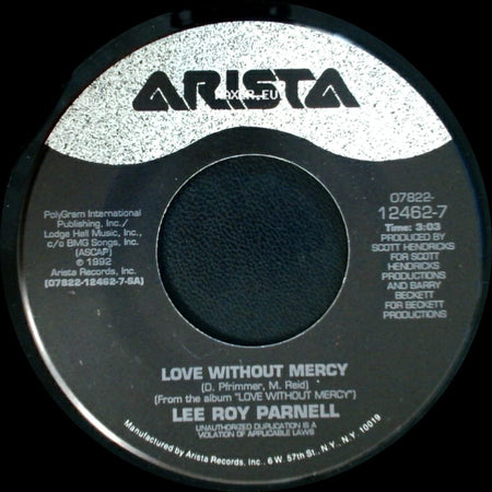 Lee Roy Parnell - Done Deal / Love Without Mercy side B