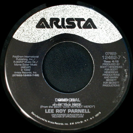 Lee Roy Parnell - Done Deal / Love Without Mercy side A