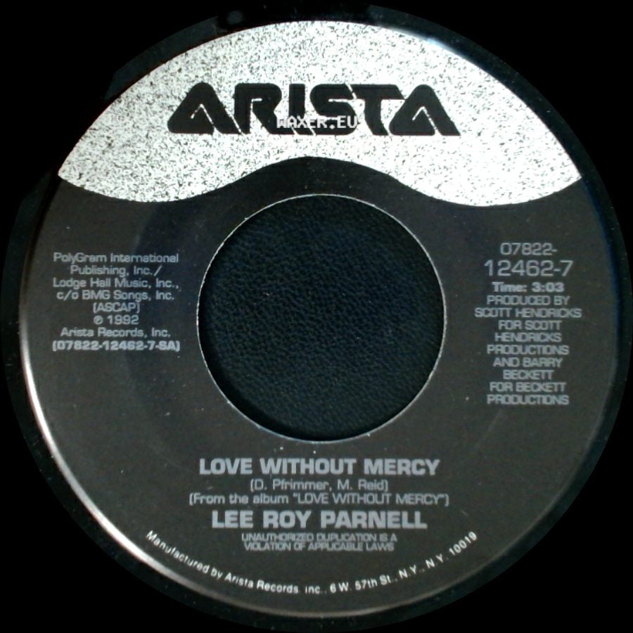 Lee Roy Parnell - Done Deal / Love Without Mercy side B