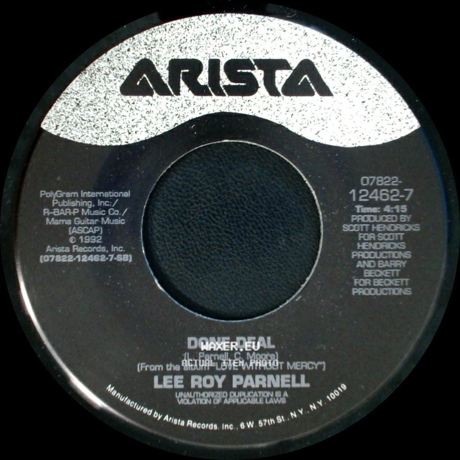 Lee Roy Parnell - Done Deal / Love Without Mercy side A