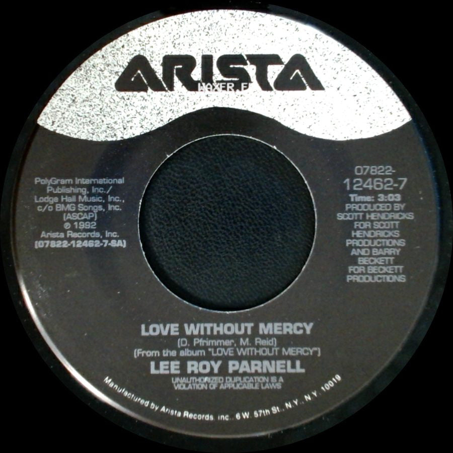 Lee Roy Parnell - Done Deal / Love Without Mercy side B