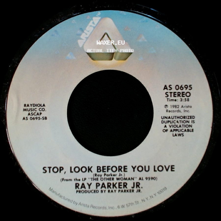 Ray Parker Jr. - Let Me Go / Stop, Look Before You Love side B