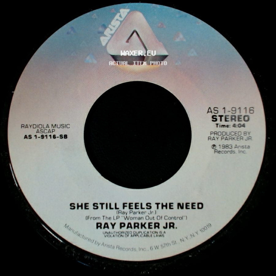 Ray Parker Jr. - I Still Can't Get Over Loving You / She Still Feels The Need side B
