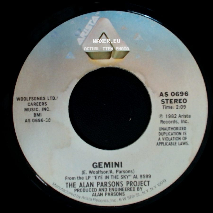 The Alan Parsons Project - Eye In The Sky / Gemini side B