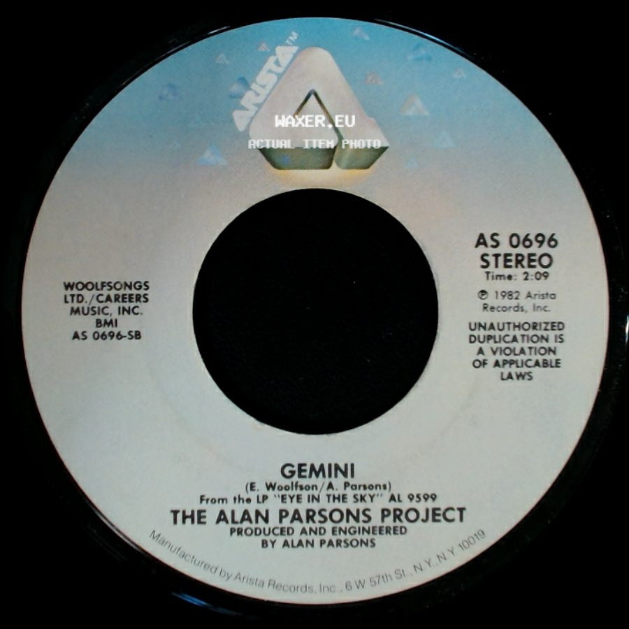 The Alan Parsons Project - Eye In The Sky / Gemini side B