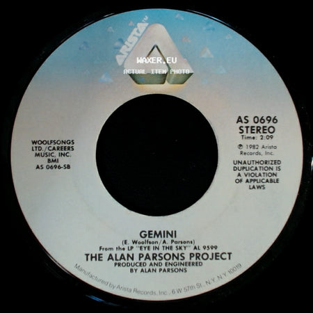 The Alan Parsons Project - Eye In The Sky / Gemini side B