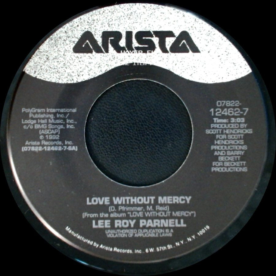Lee Roy Parnell - Done Deal / Love Without Mercy side B