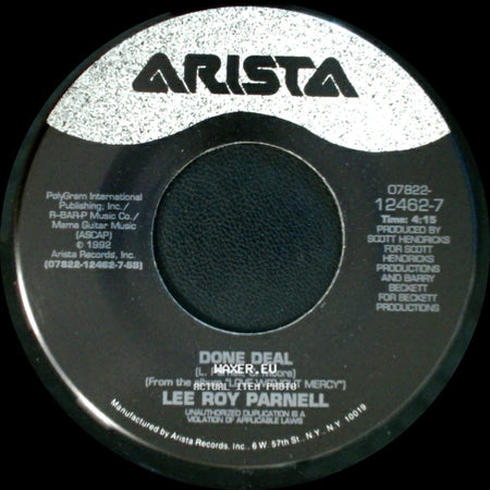 Lee Roy Parnell - Done Deal / Love Without Mercy side A