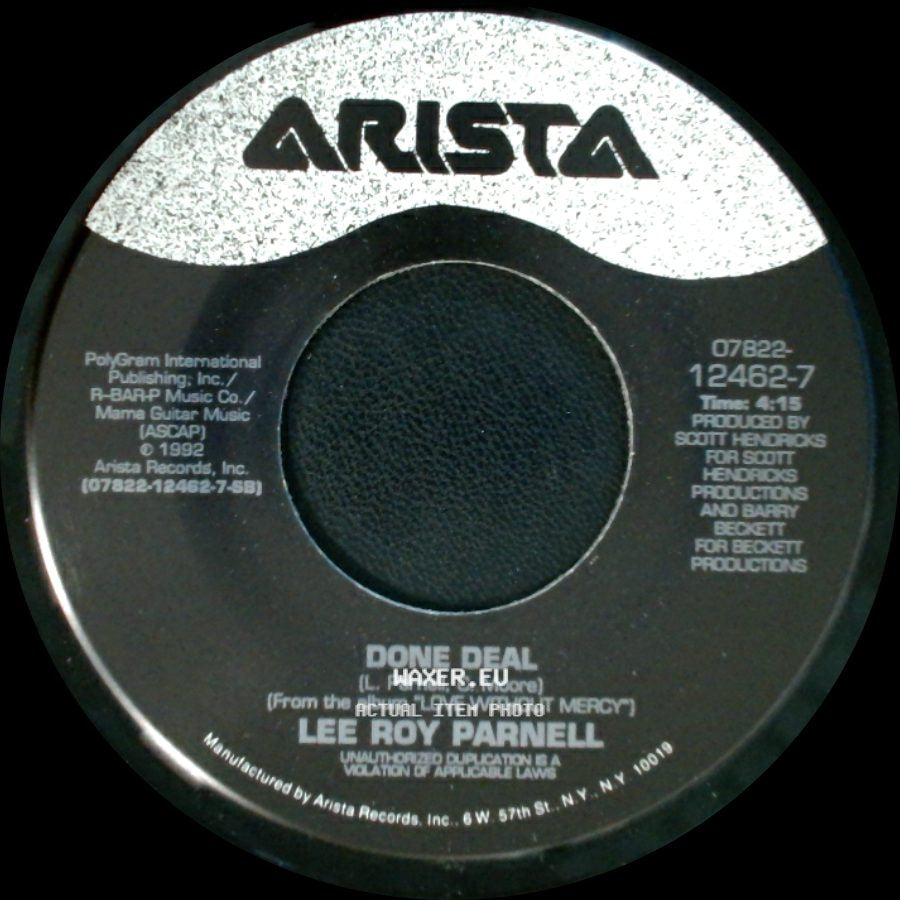 Lee Roy Parnell - Done Deal / Love Without Mercy side A