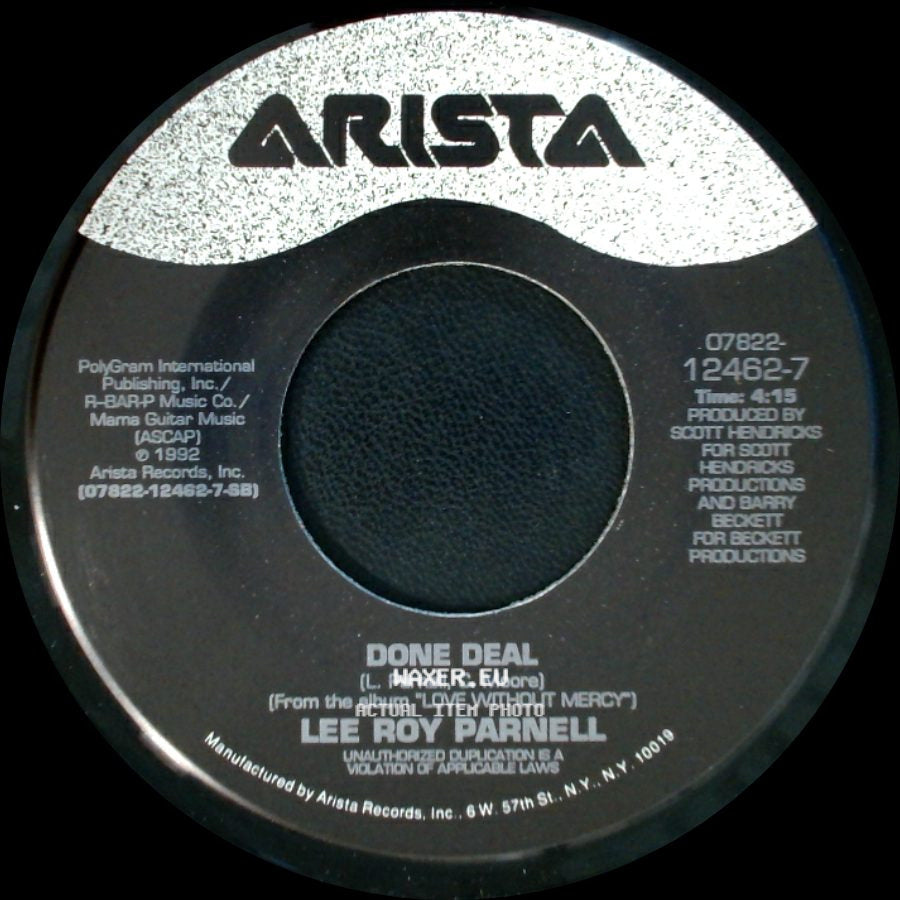 Lee Roy Parnell - Done Deal / Love Without Mercy side A