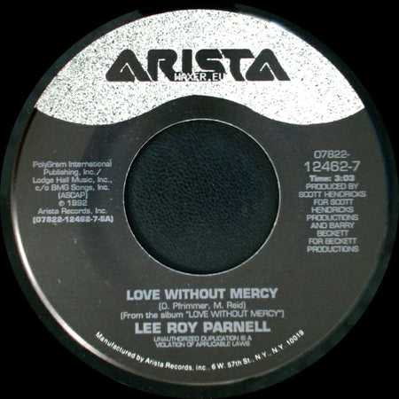 Lee Roy Parnell - Done Deal / Love Without Mercy side B