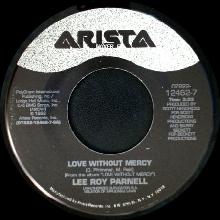 Lee Roy Parnell - Done Deal / Love Without Mercy side B