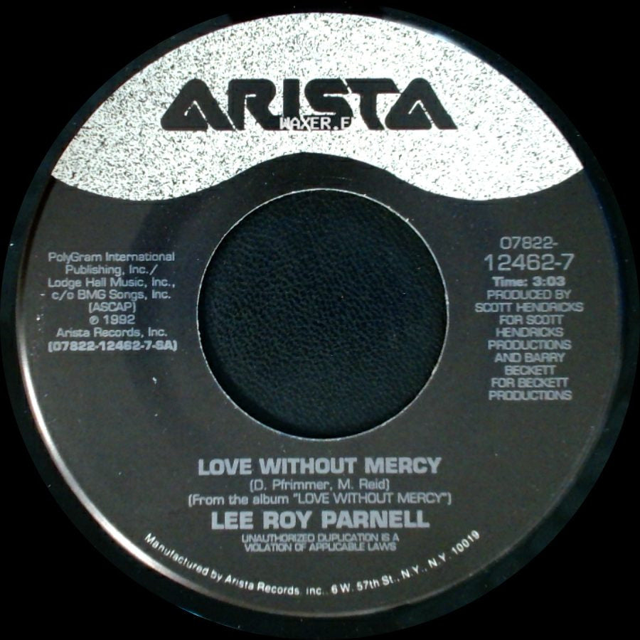 Lee Roy Parnell - Done Deal / Love Without Mercy side B