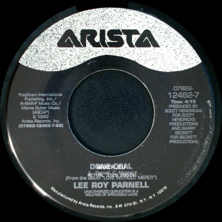 Lee Roy Parnell - Done Deal / Love Without Mercy side A