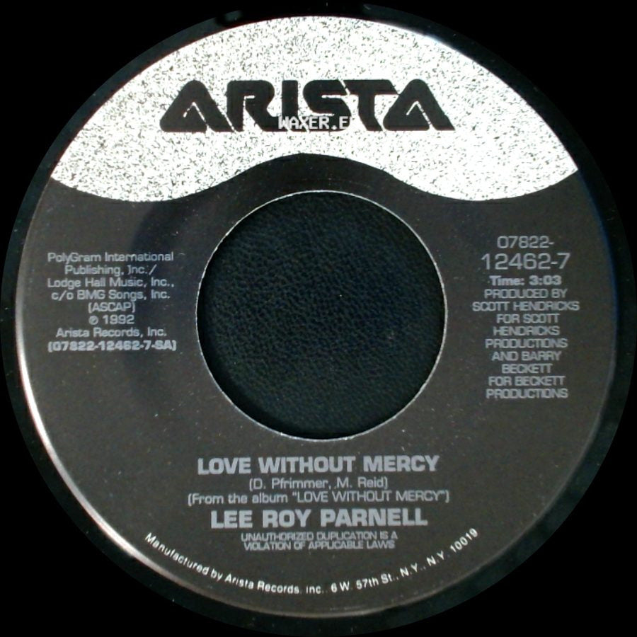 Lee Roy Parnell - Love Without Mercy / Done Deal side A
