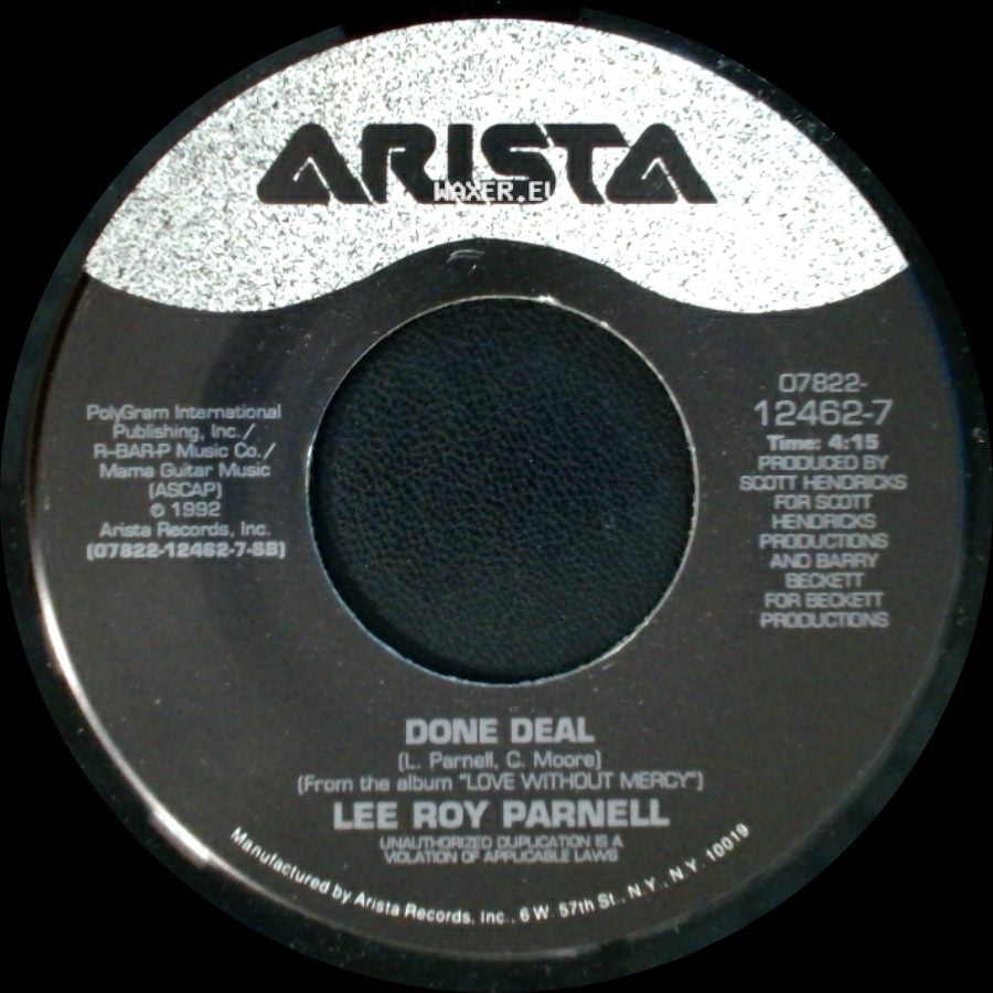 Lee Roy Parnell - Done Deal / Love Without Mercy side A