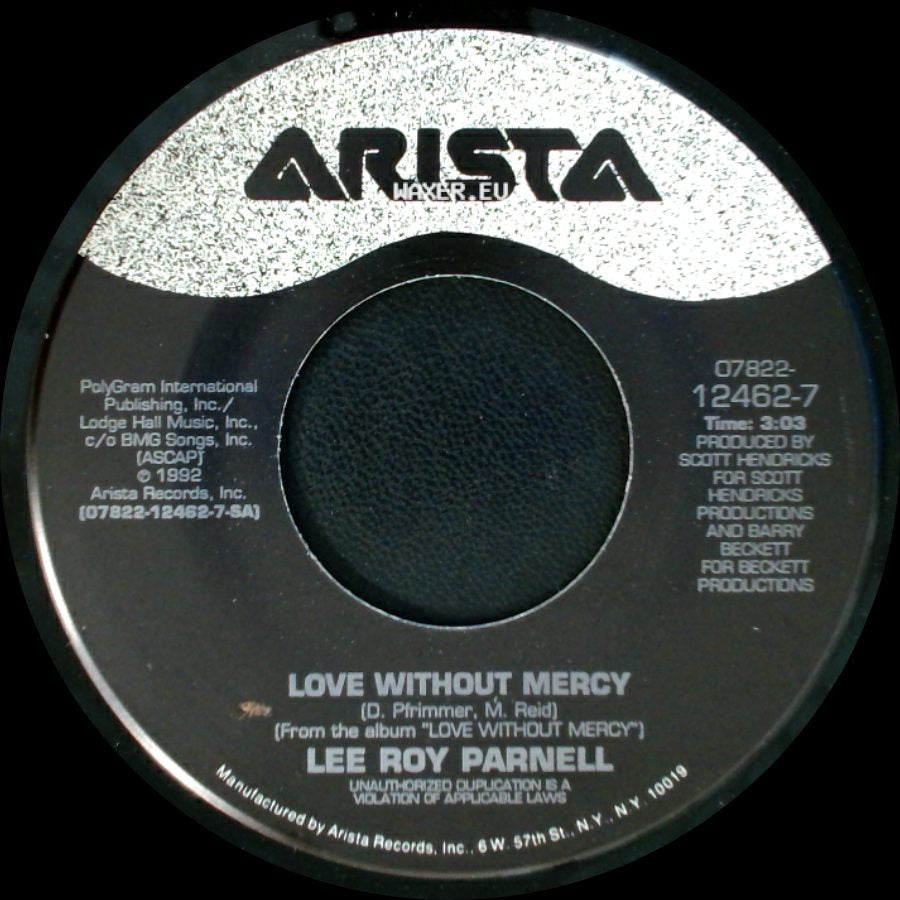 Lee Roy Parnell - Done Deal / Love Without Mercy side B