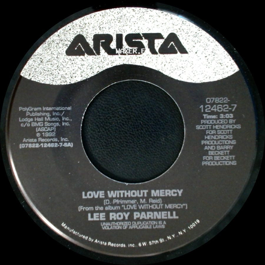 Lee Roy Parnell - Done Deal / Love Without Mercy side B