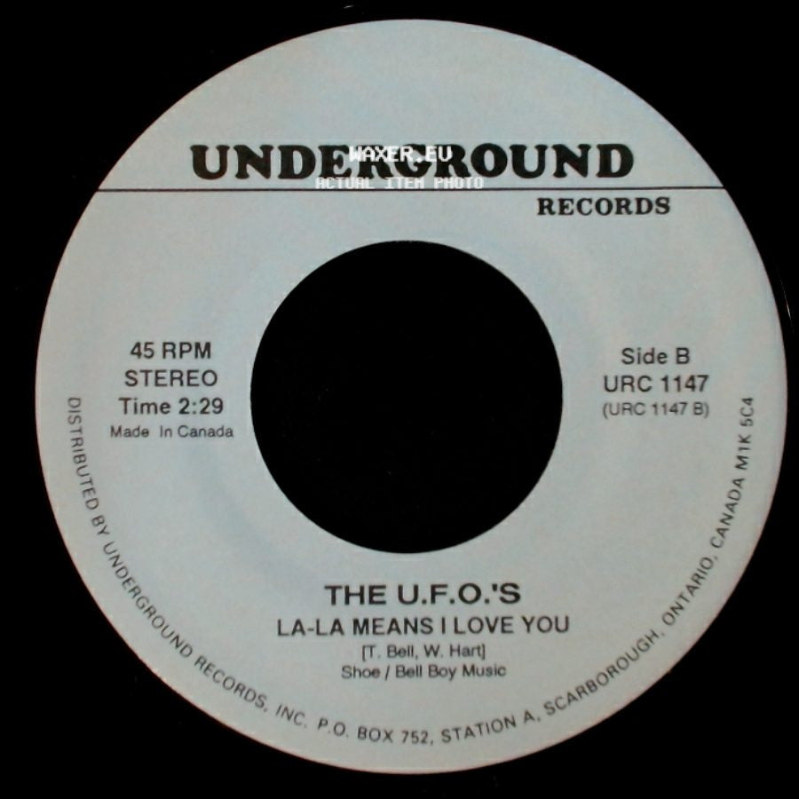 Reg Owen And His Orchestra / The U.F.O.'s - Manhattan Spiritual / La-La Means I Love You side B