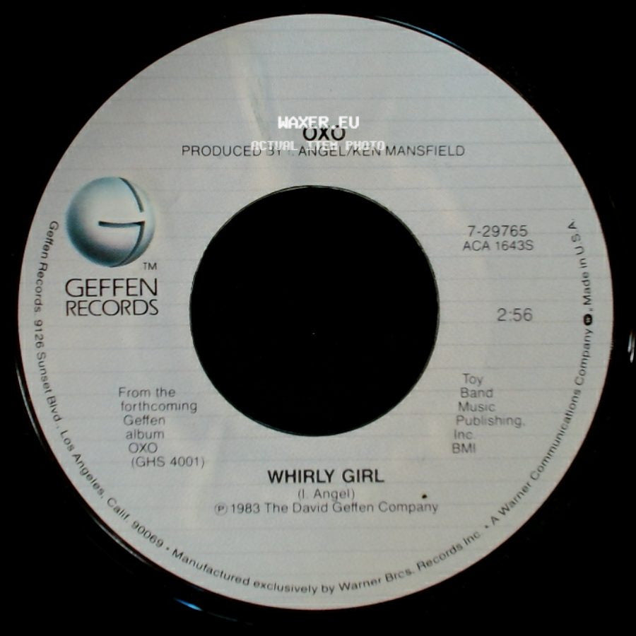 Oxo - Whirly Girl / In The Stars side A