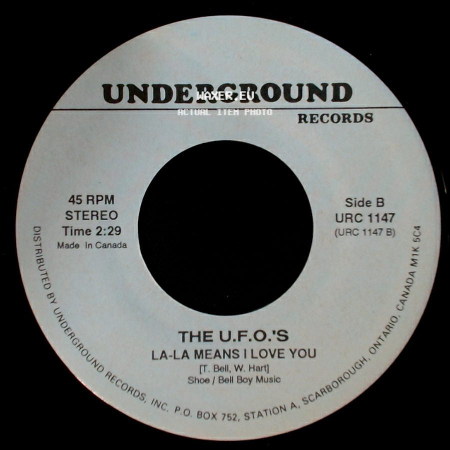 Reg Owen And His Orchestra / The U.F.O.'s - Manhattan Spiritual / La-La Means I Love You side B