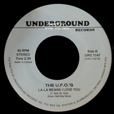 Reg Owen And His Orchestra / The U.F.O.'s - Manhattan Spiritual / La-La Means I Love You side B